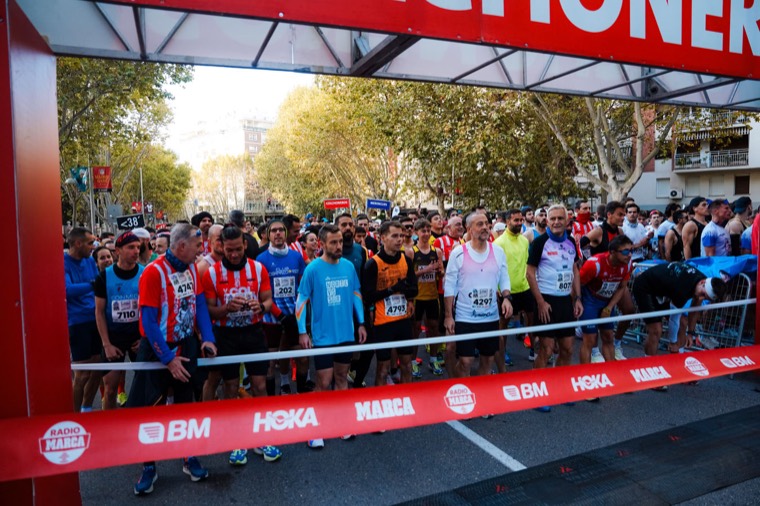 Ambiente de carrera en Madrid